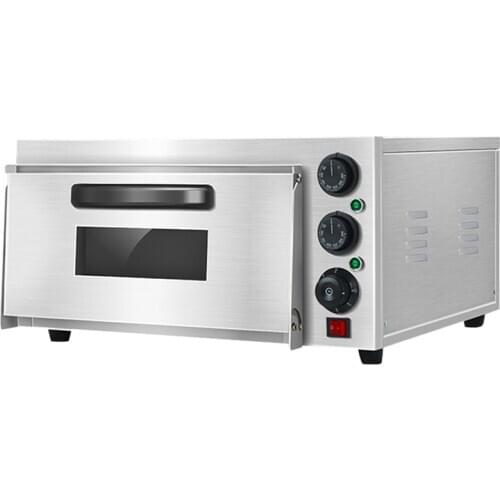 Stainless Steel Electric Oven Desktop Commercial 2000W Electronic Thermal Intelligent Pizza Bread Sweet Potato Baking Equipment