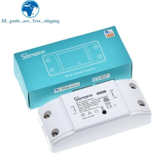 Itead Sonoff Smart Wifi Switch DIY Smart Wireless Remote Switch Domotica Wifi Light Switch Smart Home Controller Work with Alexa