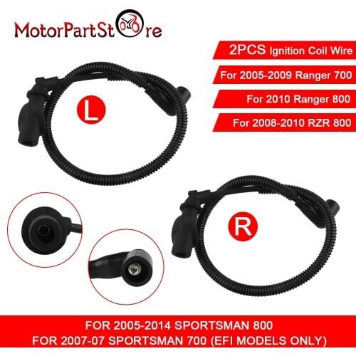 Ignition Coil Spark Plug Wire Cap For Polaris Sportsman 700 800 RZR S 4 800 Ranger 700 800 Ranger Crew XP HD 700 4011364 4011060