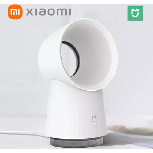 Xiaomi Youpin MIJIA 3 in 1 USB Mini Cooling Fan Drop 2° Bladeless low noise Fan Aroma Air Humidifier With LED Atmosphere Light