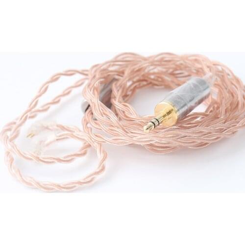 Moondrop Violet II 22AWG Litz 6N OCC 0.78mm plug 3.5mm Single End/2.5mm Balance/4.4mm Balanced Plug earphone Upgrade cable