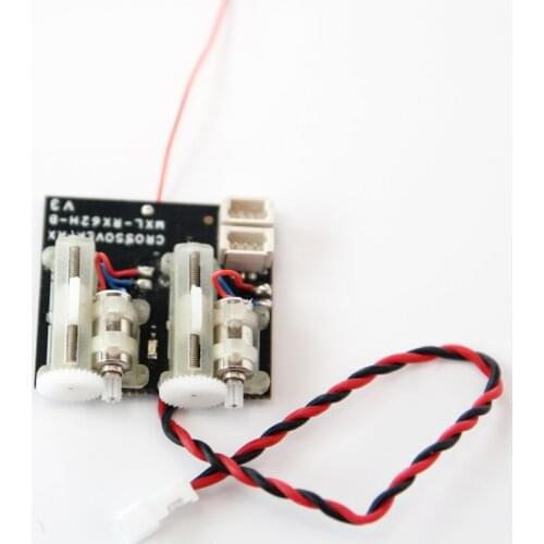 MXL-RX62H Compatible Receiver Integrated Dual Linear Servo Brushed 3A ESC for Futaba SPEKTRUM FRSKY RC Mini Micro Airplane DIY