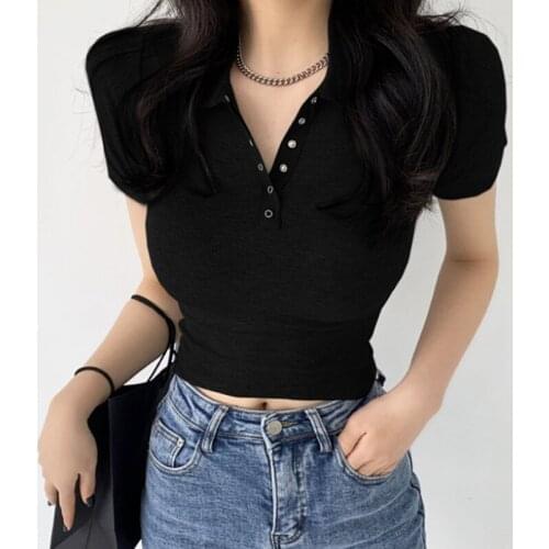 Женские укороченные футболки NODELAY China At AliExpress