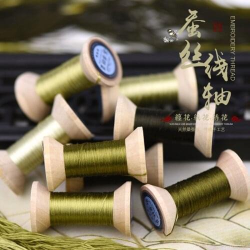 New Item Chinese 100% Silk Embroidery Thread Yarn embroidery floss for Sewing Article Wooden packing