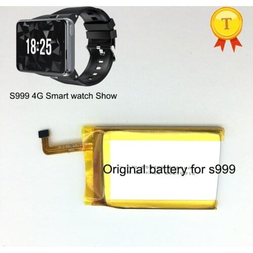 Original battery full capacity for s999 4g big screen Smart watch max smartwatch phone watch saat clock replacement accessory
