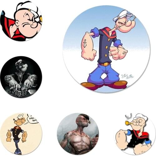 Popeye The Sailor Man Wallpapers Badge Brooch Pin Accessories For Clothes Backpack Decoration gift