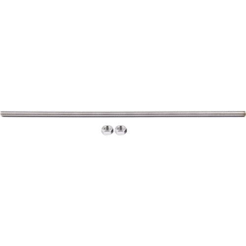 Promotion! 320mm x M8 Stainless Steel Thread Bar Stock Rod Silver Tone