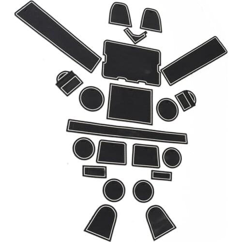 Suitable for Nissan patrol y62 indoor central control water cup mat door groove mat rubber anti-skid protection pad accessories