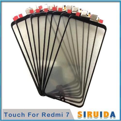 Top Quality Touch Screen Digitizer For XIAOMI Redmi 7 7A LCD Front Glass Sensor Outer Panel Cover With Flex Cable Replacement