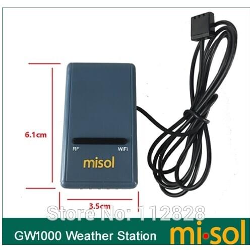 Misol SmartHub WiFi Gateway with temperature, humidity & Pressure GW1000