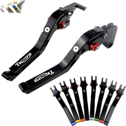 MOFO CAIZHUANGSHI Motorcycle Folding Extendable CNC Adjustable Clutch Brake Levers For Triumph DAYTONA 955i 955 i 2004-2006