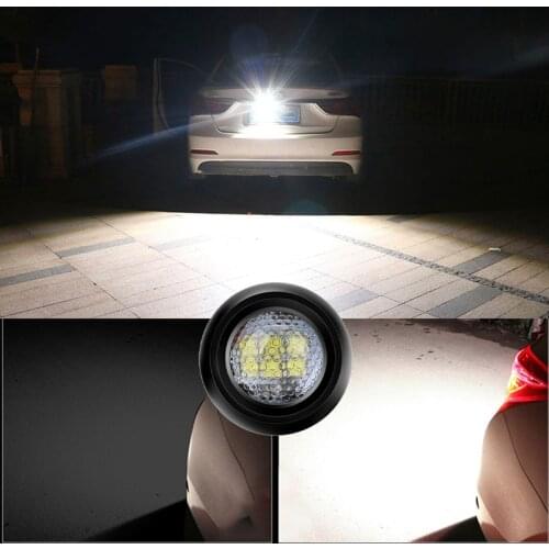 Niscarda LED Tail Extra Reversing Light For Car Lamp Auxiliary Led Work Light 12V Fog Lamp Flood Beam Reverse Lights