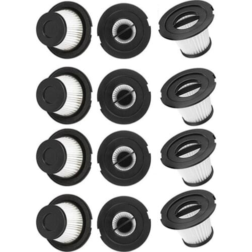 TOP!-Filters for Dibea C17 T6 T1 Vacuum Cleaner Replacement Parts Home Tool Kit Dibea C17 Vacuum Cleaner Parts 12Pcs
