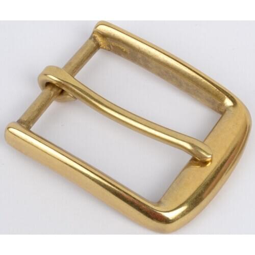 High quality Solid brass pin buckle Mens Belt Buckles DIY Leather Craft Supply for 3.8cm-3.9cm Wide Belt accessories 40mm