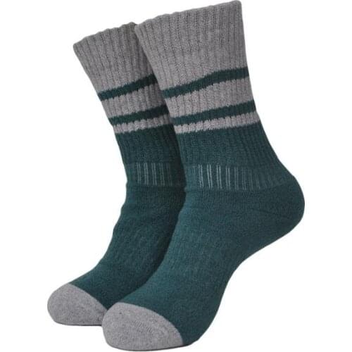 OUT-228 Winter Acrylic Cotton Double Full Terry Thickening Warm Socks Mid-Tie Womens Socks Heavy Duty Sports Socks(2Pairs)