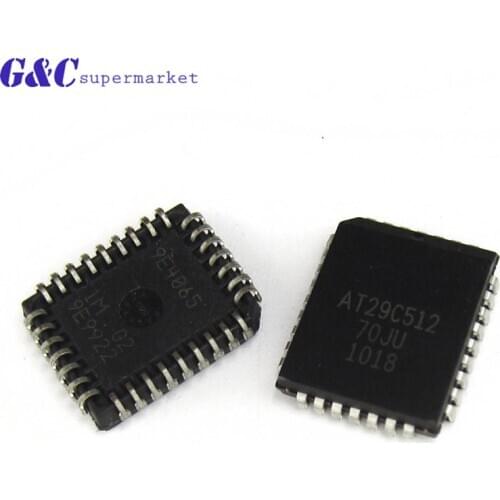 1 Pcs AT29C512-70JUTR AT29C512-70JU AT29C512-70 AT29C512 PLCC32 diy electronics
