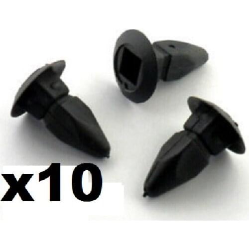 10x For Volkswagen Expanding Nut / Grommet / Bung for Mounting Body Parts & Panels