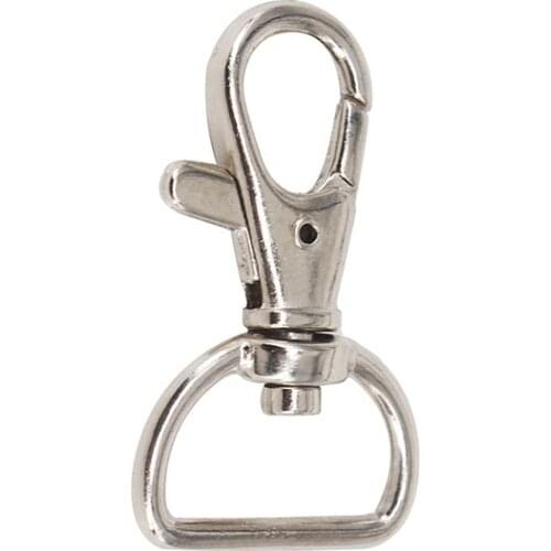 20piece 42mm*24mm Silver Plated Metal Trigger Snap Swivel Hardware Hook Clasp Sewing Supplies for Bag Key Ring K455