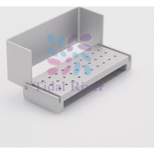 3/Pcs Dental Alumimum FG High Speed Drills Burs Holder Block Organizer 30 Holes Dentist Lab Instrument Tools