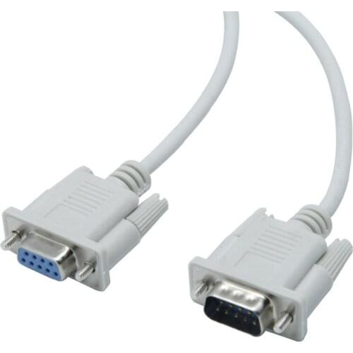 300pcs / lots DB9 9 pin Serial RS232 Extension M/F Male to Female Cable 5ft 1.5m ,Free shipping