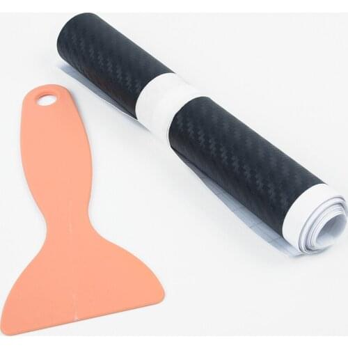 3D Carbon Fiber Door Sill Protector Stickers Black Scuff Plate Door Sill Panel Practical Hot