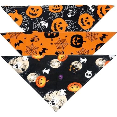 Cat Dog Bandana Bibs Scarf Collar Adjustable Pet Neckerchief Scarf Waterproof Saliva Towel for Small Medium Large Dogs