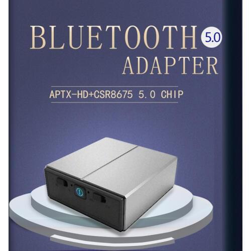 CSR Wireless Adapter Bluetooth 5.0 Receiver Transmitter APTX HiFi Music For TV Speaker Headphones With Optical 3.5MM AUX Jack