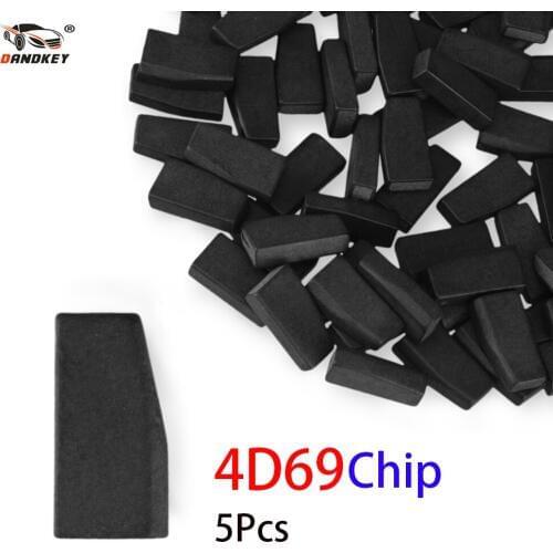 Dandkey 5x 4D69 Chip Carbon Auto Transponder Ceramic Car Blank Key Chip Transponder Key Remote Key Chip Blank For Toyota