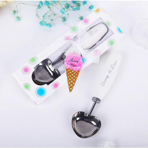 DHL free shipping 100pcs Scoop of Love Ice Wedding favor bridal shower guest gift presents Souvenirs