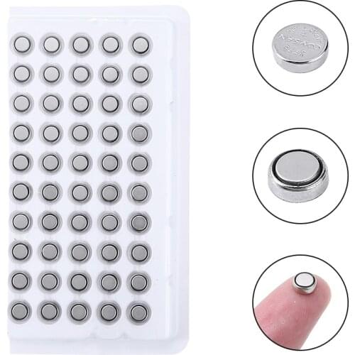 50 pcs SR626SW Button Cell Batteries AG4 377 LR626 1.55V Coin Cell Batteries Toy Battery Watch Accessories 377 SR626 LR626 AG4