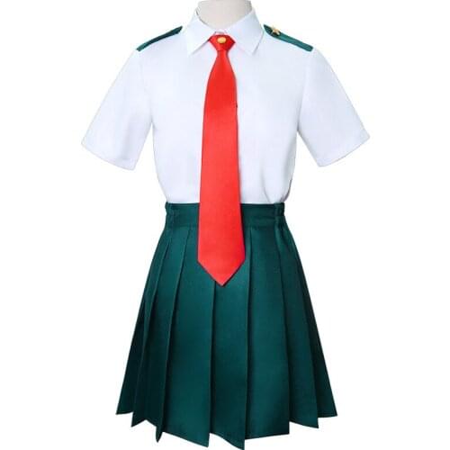 Cosplay My Hero Academia Halloween Anime Boku No Solid Color Unisex Himiko Toga Sweater Coat Wig Hot Sale Costumes Uniform Set