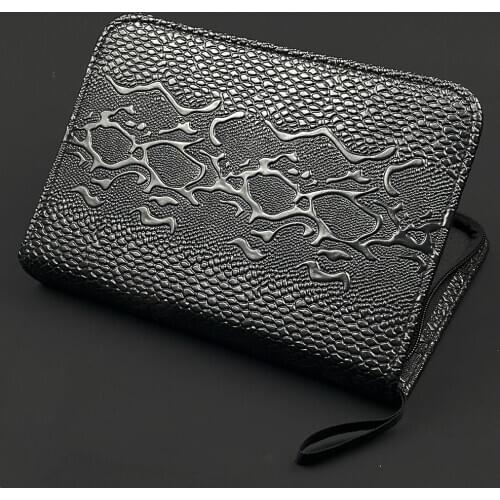 Professional hair scissors leather bag Leather Hair Scissor Bag Barber Hairdressing Storage Tool 5 installed Big Space