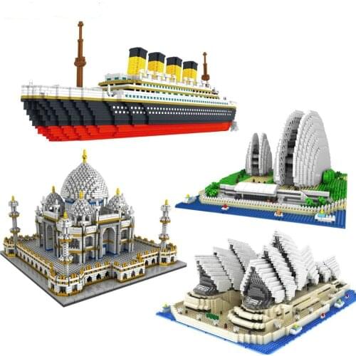 World Famous City Architecture Mini Building Blocks Model Educational Toys for Children Gifts Compatible with Brands Mini Bricks
