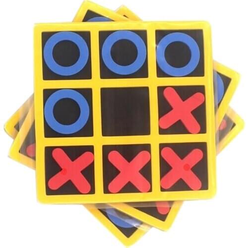 10-Piece Set Tic Tac Toe Lightweight Cognitive Toys OX Chess Educational Toy Puzzle Board Game Children Educational Toys