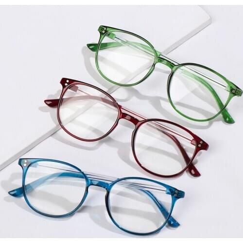 1Pc Unisex Reading Glasses for Women Men Portable Presbyopic Glasses Optical Spectacles Frame Eyeglasses +1.00~+4.00 Dropship