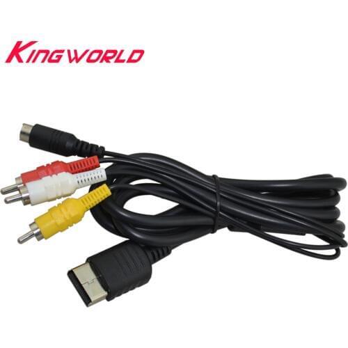 Nickel Plating Plug Audio Video Cable for SEGA DreamCast DC for Sega Dreamcast System Console RCA S-Video AV Cord TV Wire