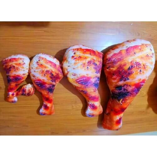 50-90CM Simulation Food Pillow Real life Style Chicken Leg Toy Chick Wing Drumstick Pillow Cushion Birthday Gift