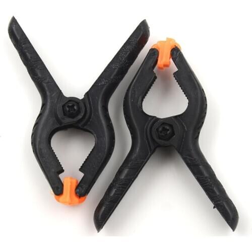 6pcs/set Micro Toggle Clamps Spring Clips Plastic Nylon DIY Woodworking Spring Clamps for Photo Studio Background Clamp 6.5cm