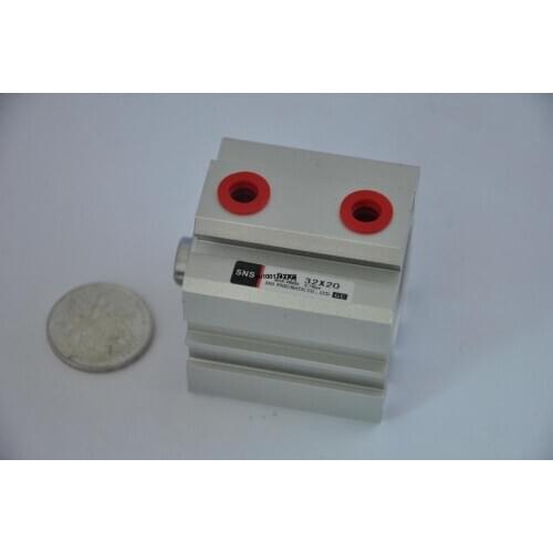 SDA32*20 Rc1/8''BSPT compact cylinder SNS pnematic parts Airtac type actuator air cylinder Hydraulic cylinder SDA Series M14*1.5