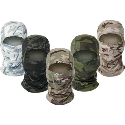 Ski Cycling Full Face Cover Winter Neck Head Warmer Bike Windproof Bandana Scarf Camouflage Military Hunting Tactical Scarf