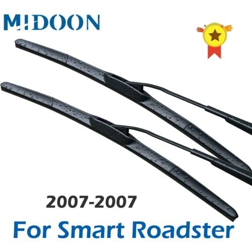MIDOON Wiper Blades for Smart Roadster Fit Hook Arms 2003 2004 2005 2006 2007