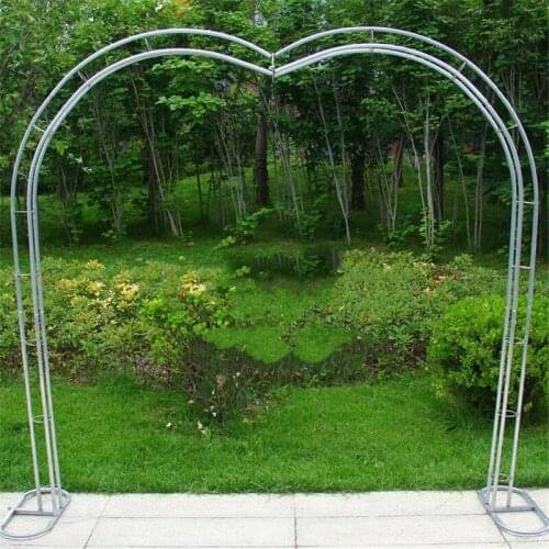 Heart Bridal Arch Frame Background Decoration Cherry Blossom Arch Flower Stand Door Wedding Party Decoration Props wedding arch