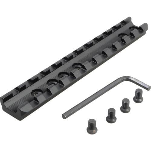 Tactical Military Picatinny 11 Slots Weaver Rail Scope Mount + 4 Screws/1 Wrench Outdoor Gun Base Hunting Accessories