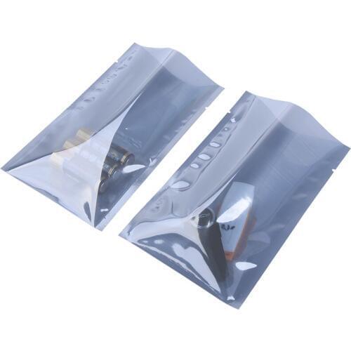 100pcs Open Top Anti Static Bags Pouch ESD Antistatic Shielding Bag for Desktop Laptop PC Accessories and Electronic Devices