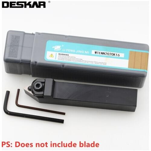 1PC DESKAR WTENN1616H16 CNC Lathe Cutter Cutting Carbide Inserts TNMG Turning Tools Holder