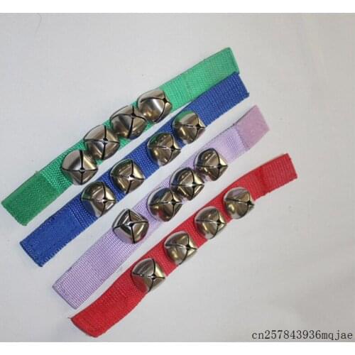 100 pairs Baby Wrist Rattle Kids Hand Wrist Bell Ring Rattle Education Musical Bracelet for School Performance Party Supplies