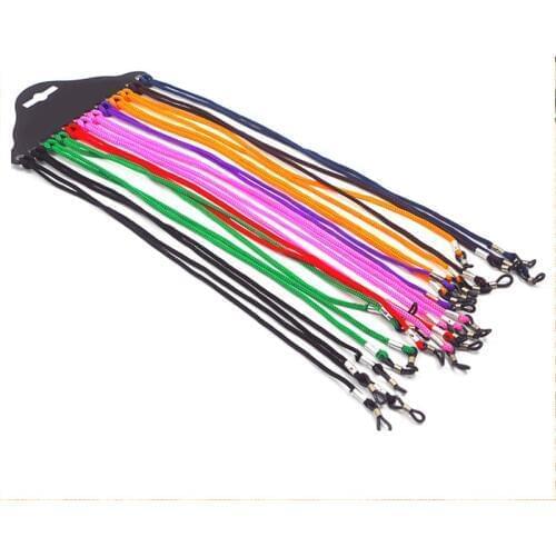 12pcs/lot Nylon Elastic Glasses Chain For Child Eyewear Cord Kids Glasses Neck Strap Eyeglass Holder Band Strap Glasses Rope