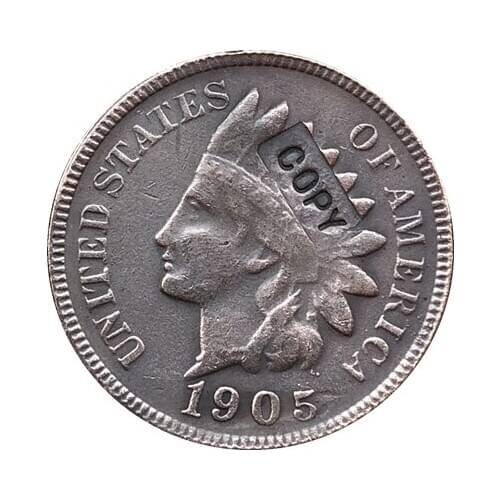 1905 Indian head cents coin copy