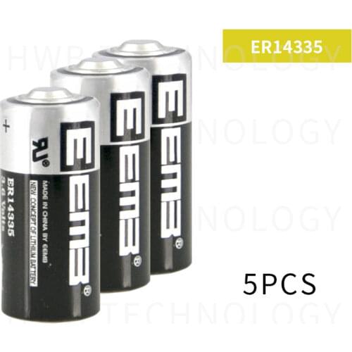 5pcs EEMB ER14335 2/3AA 3.6V 1650mAh Lithium Battery Brand New Free Shipping