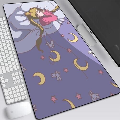 70x30cm Carpet Kawaii Large Gaming Mouse Pad Anime Cardcaptor Sakura Mousepad Gamer Cute Locking Edge Laptop Notebook Desk Mat
